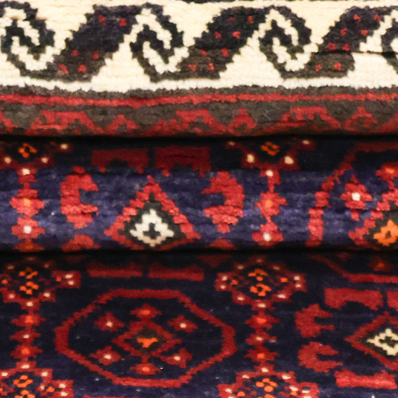 Loper Baluch tapijt - 185 x 100 cm - donkerrood