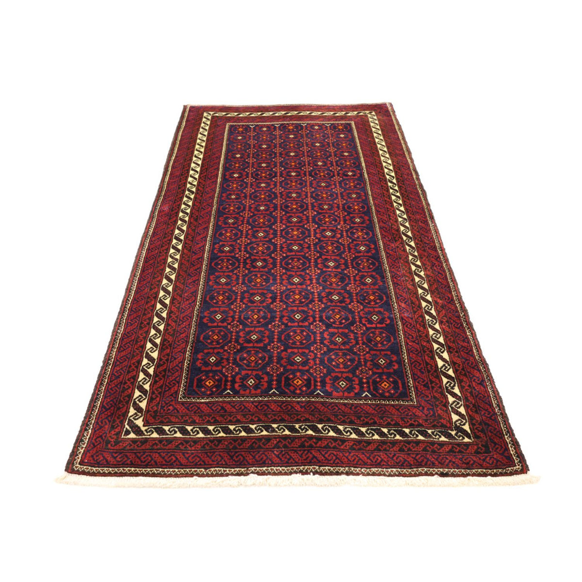 Loper Baluch tapijt - 185 x 100 cm - donkerrood