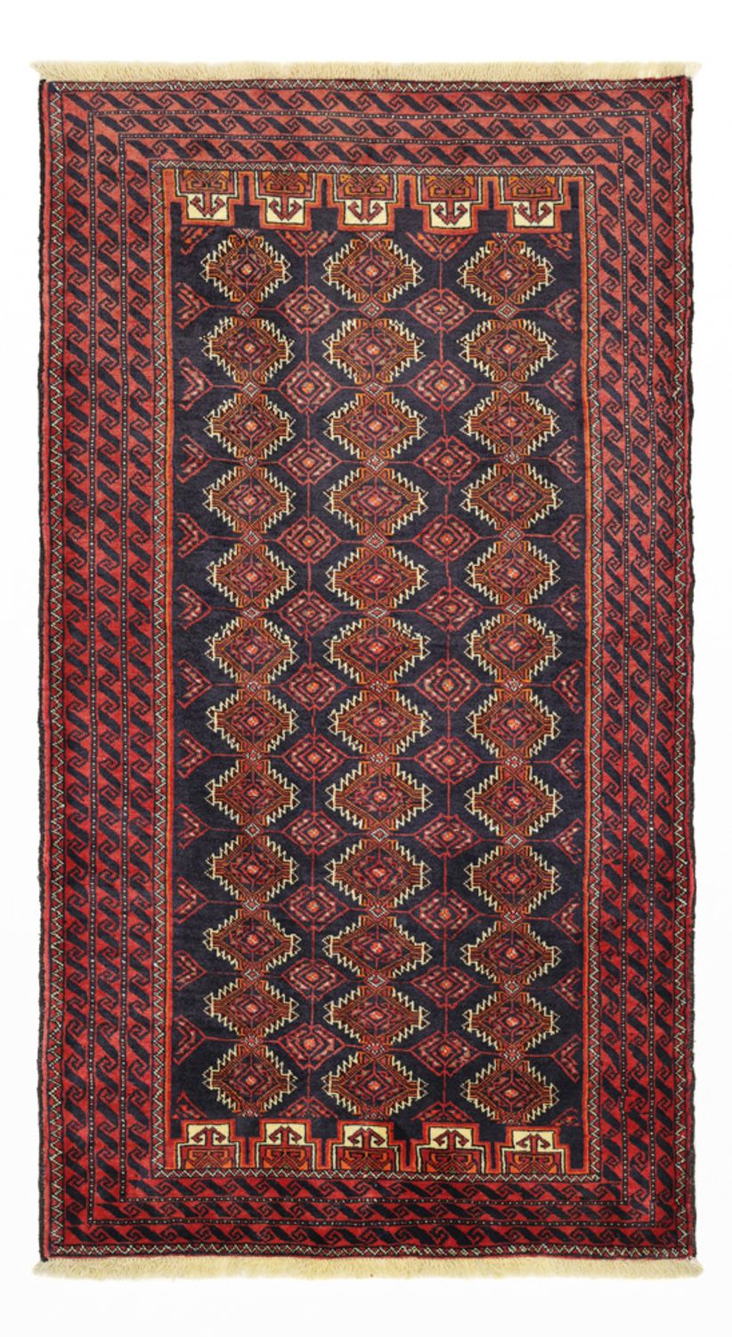 Loper Baluch tapijt - 197 x 106 cm - donkerrood