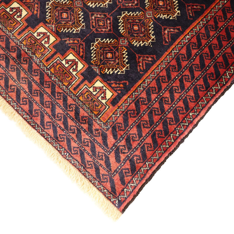Loper Baluch tapijt - 197 x 106 cm - donkerrood