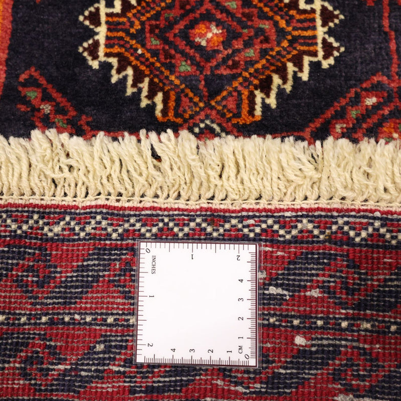 Loper Baluch tapijt - 197 x 106 cm - donkerrood