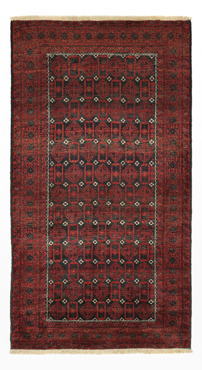 Loper Baluch tapijt - 196 x 107 cm - donkerrood