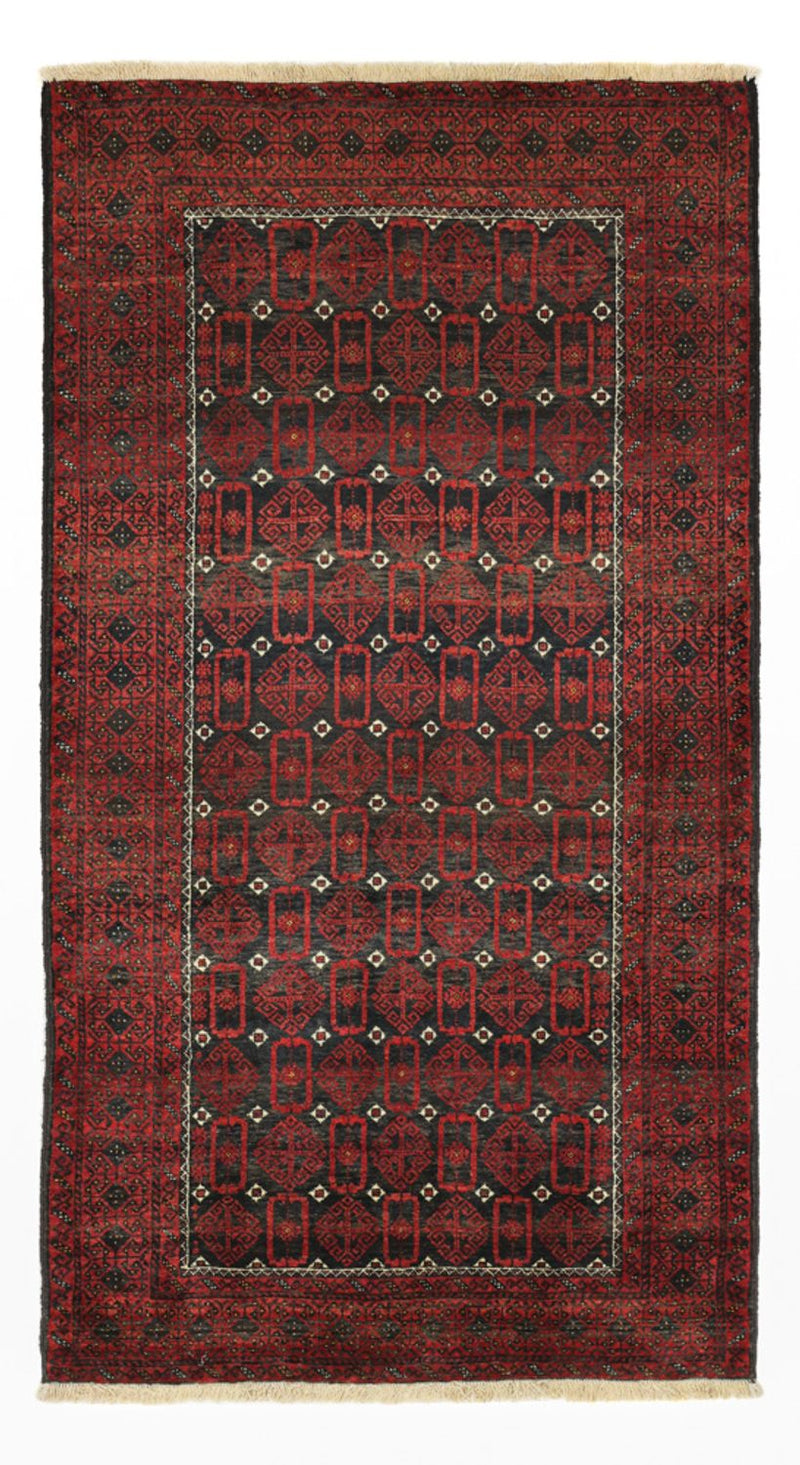 Loper Baluch tapijt - 196 x 107 cm - donkerrood