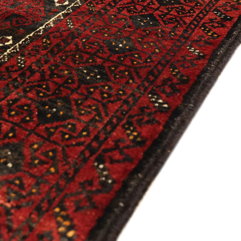 Loper Baluch tapijt - 196 x 107 cm - donkerrood