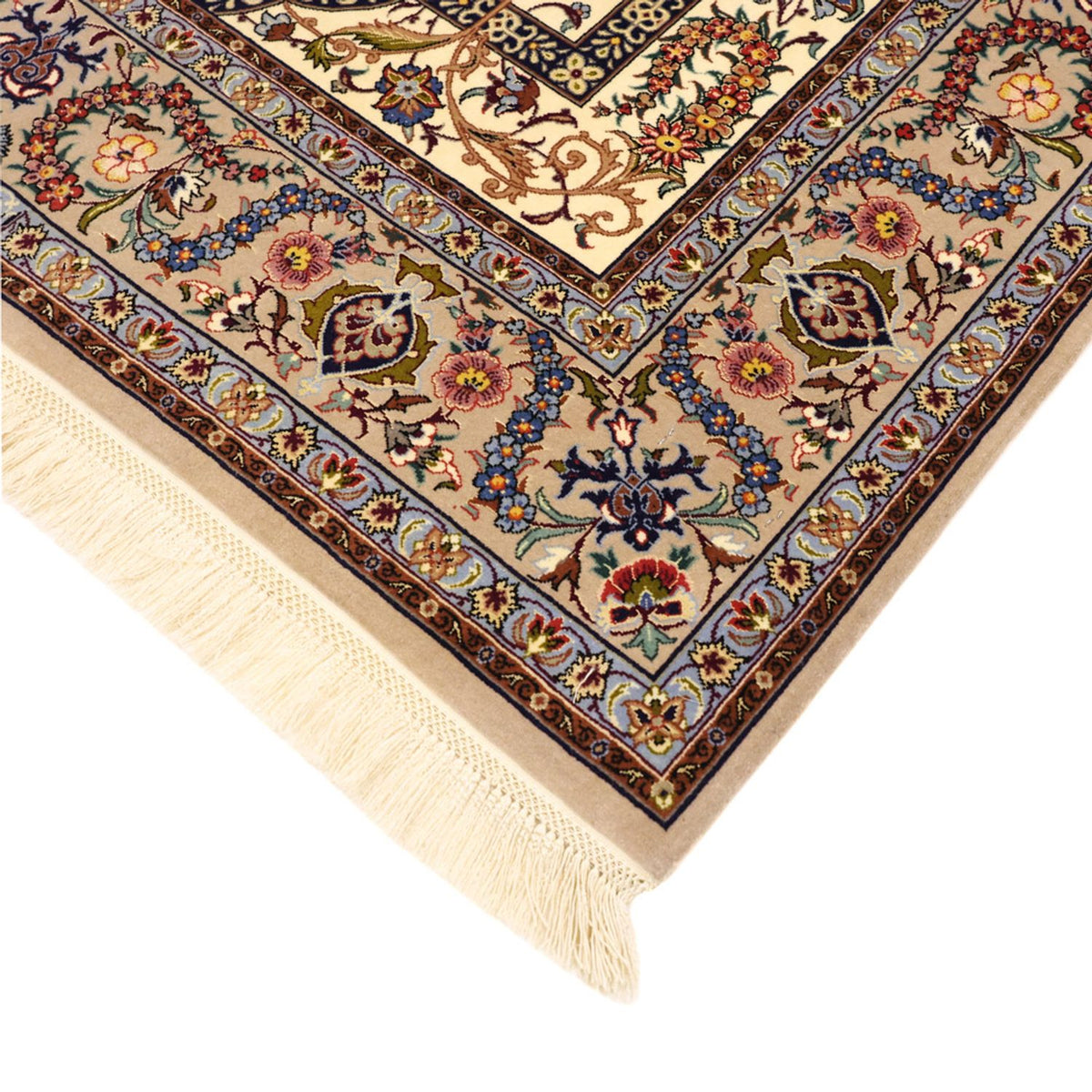 Perzisch tapijt - Isfahan - Premium - Zijden halsketting - 171 x 111 cm - beige