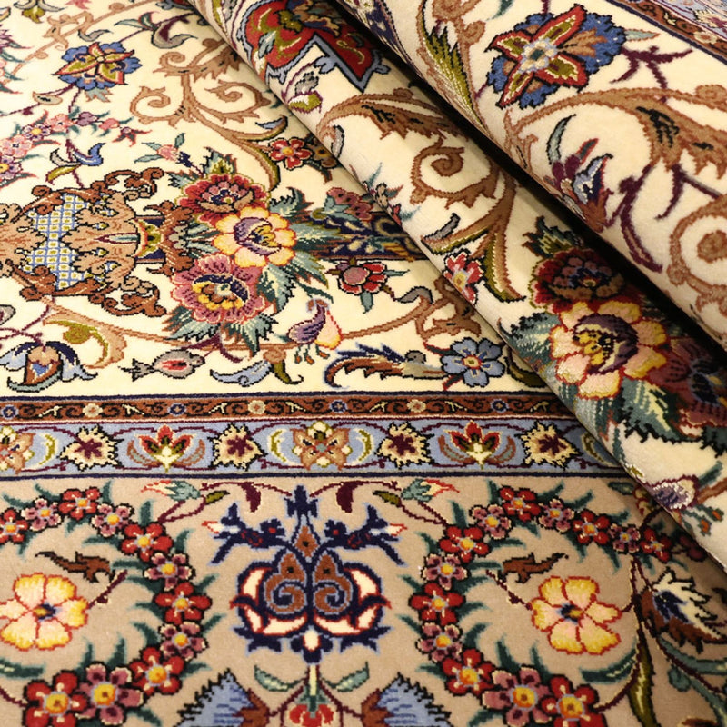 Perzisch tapijt - Isfahan - Premium - Zijden halsketting - 171 x 111 cm - beige