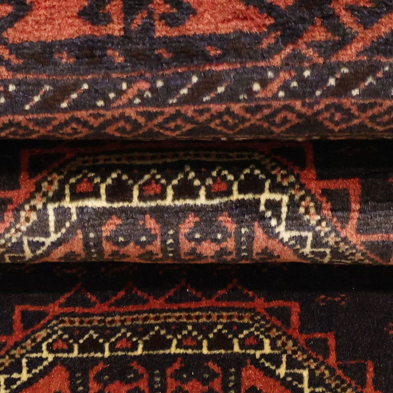 Loper Baluch tapijt - 196 x 92 cm - donkerrood