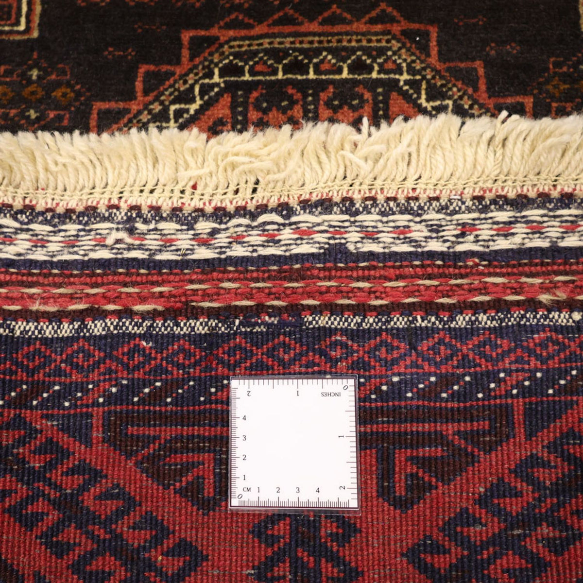 Loper Baluch tapijt - 196 x 92 cm - donkerrood