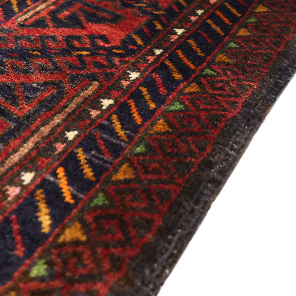 Loper Baluch tapijt - 188 x 101 cm - donkerrood