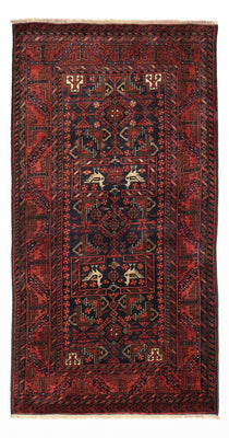 Loper Baluch tapijt - 200 x 107 cm - donkerrood