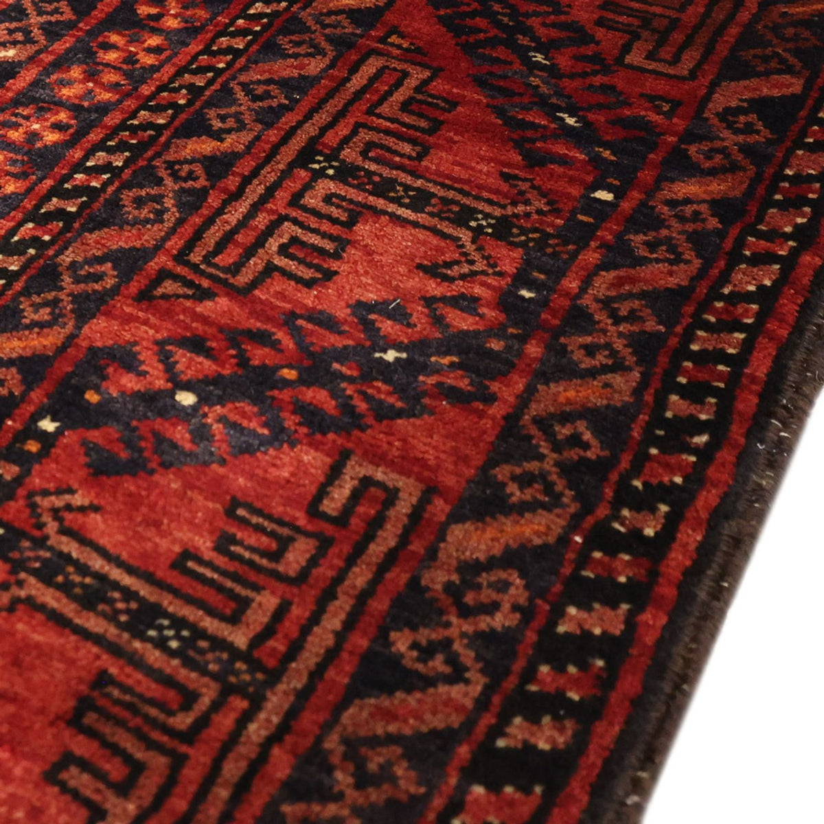 Loper Baluch tapijt - 200 x 107 cm - donkerrood