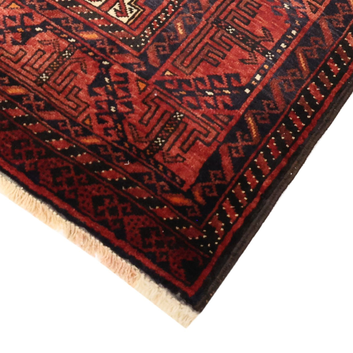 Loper Baluch tapijt - 200 x 107 cm - donkerrood