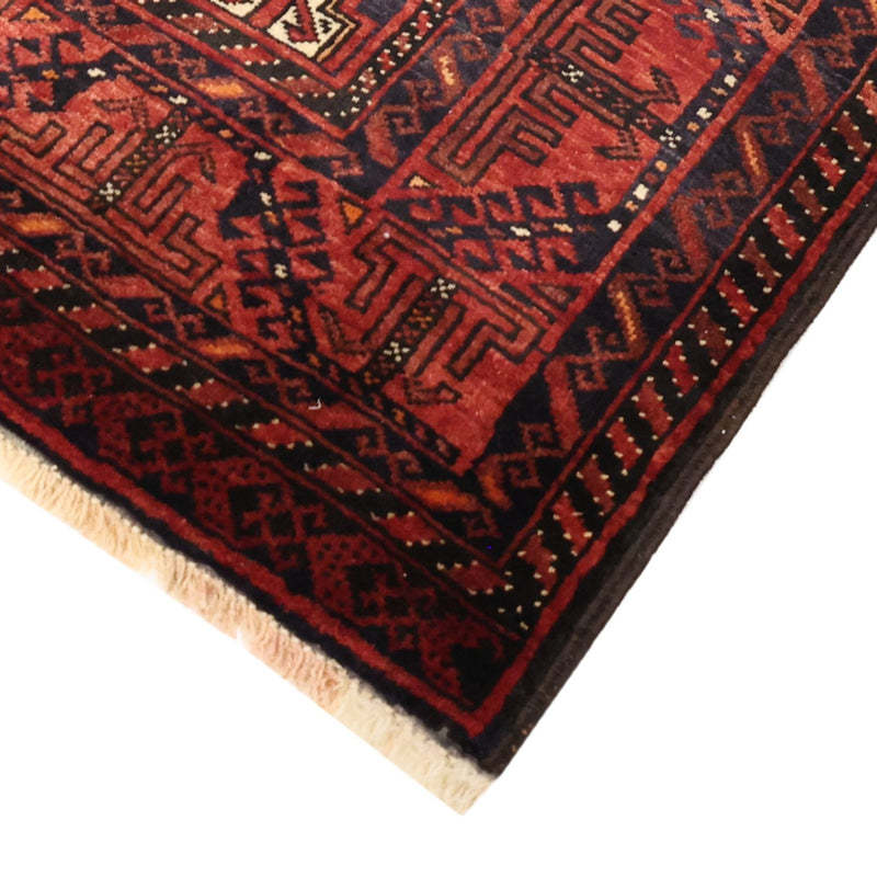 Loper Baluch tapijt - 200 x 107 cm - donkerrood
