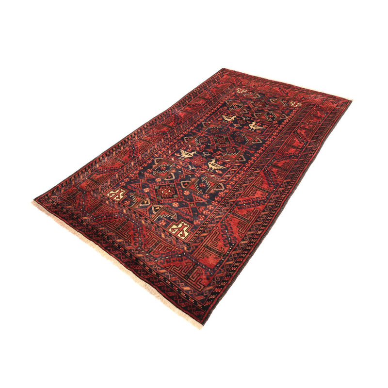 Loper Baluch tapijt - 200 x 107 cm - donkerrood