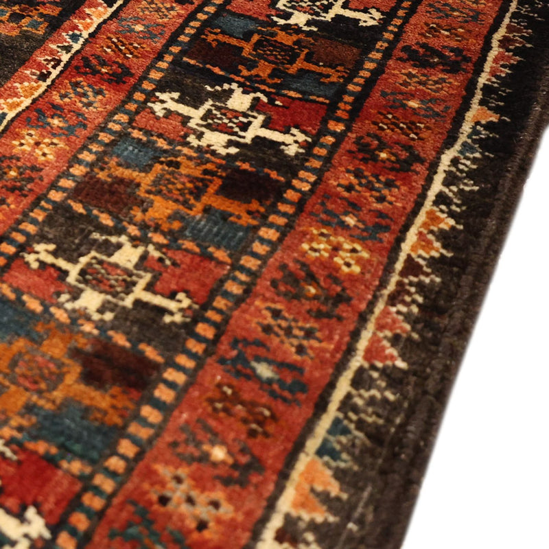 Loper Baluch tapijt - 212 x 106 cm - donkerrood