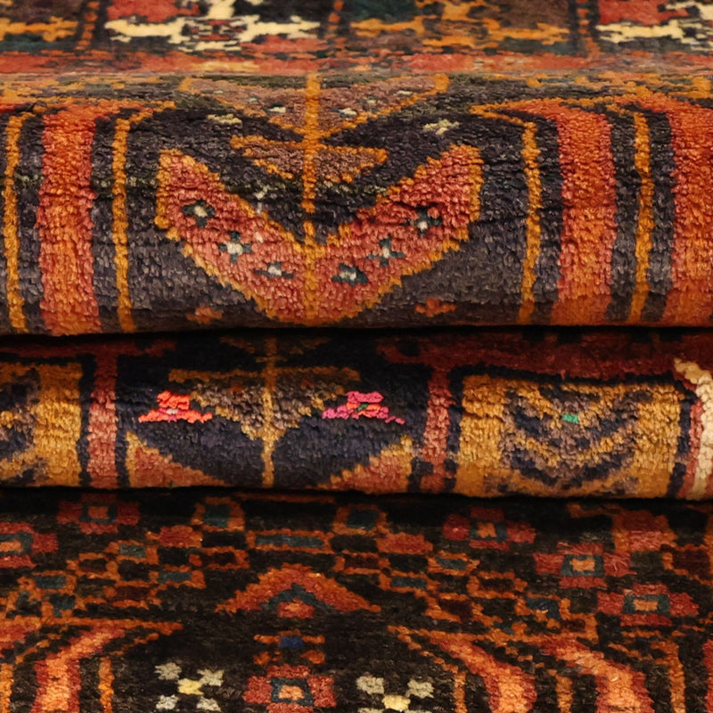 Loper Baluch tapijt - 212 x 106 cm - donkerrood