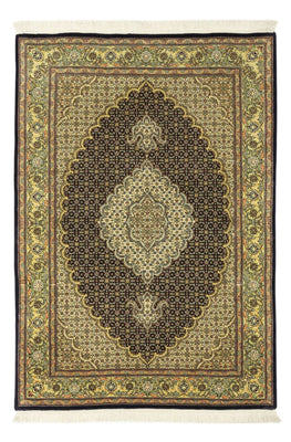 Perzisch tapijt - Tabriz - Royal - 146 x 102 cm - donkergroen