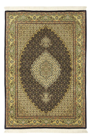 Perzisch tapijt - Tabriz - Royal - 146 x 102 cm - donkergroen