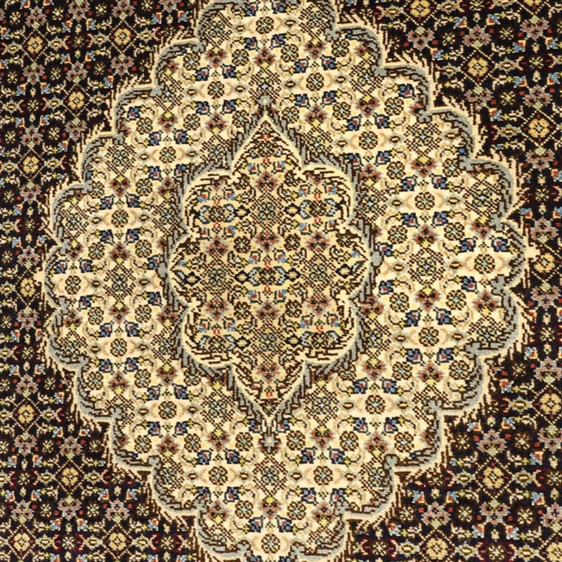 Perzisch tapijt - Tabriz - Royal - 146 x 102 cm - donkergroen