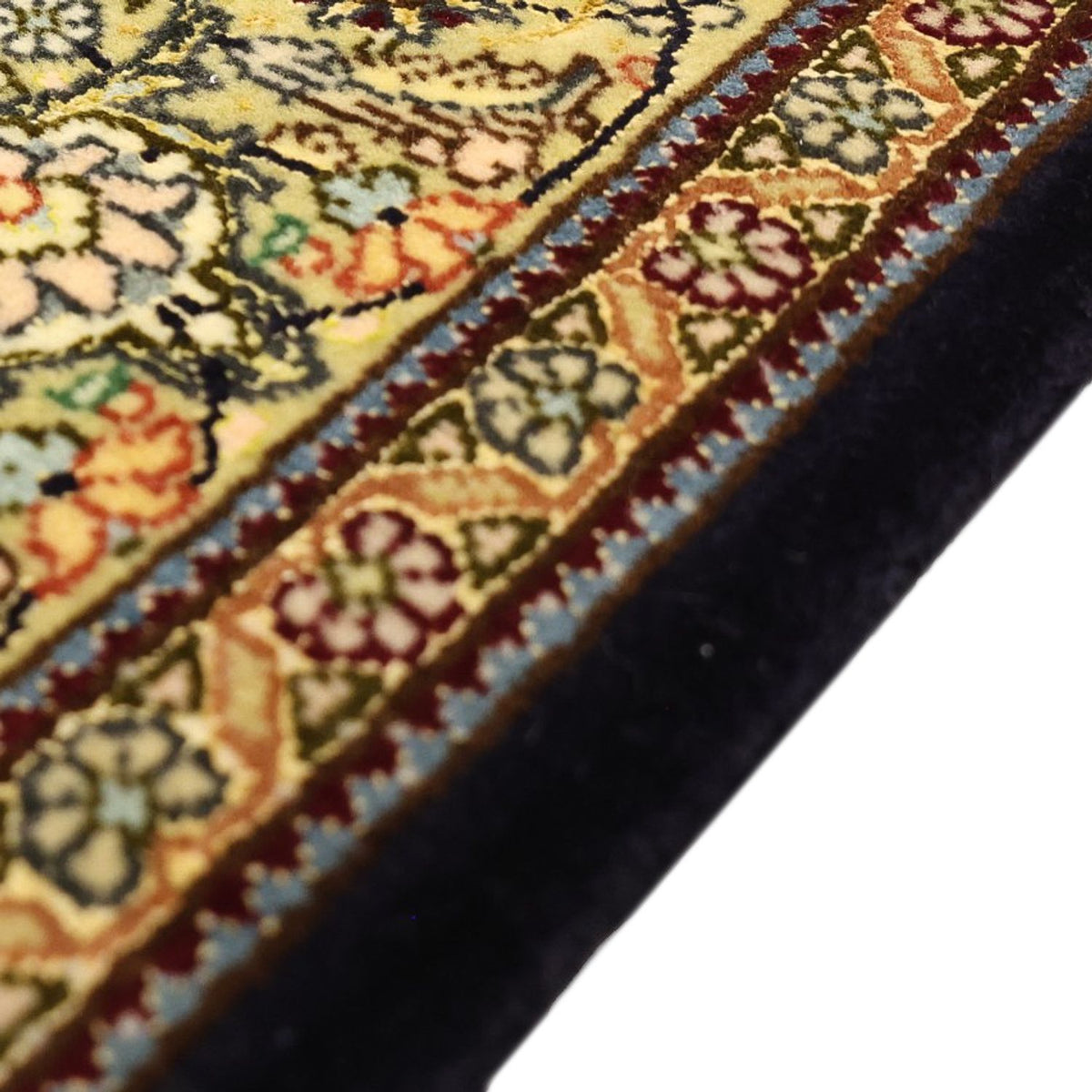 Perzisch tapijt - Tabriz - Royal - 146 x 102 cm - donkergroen