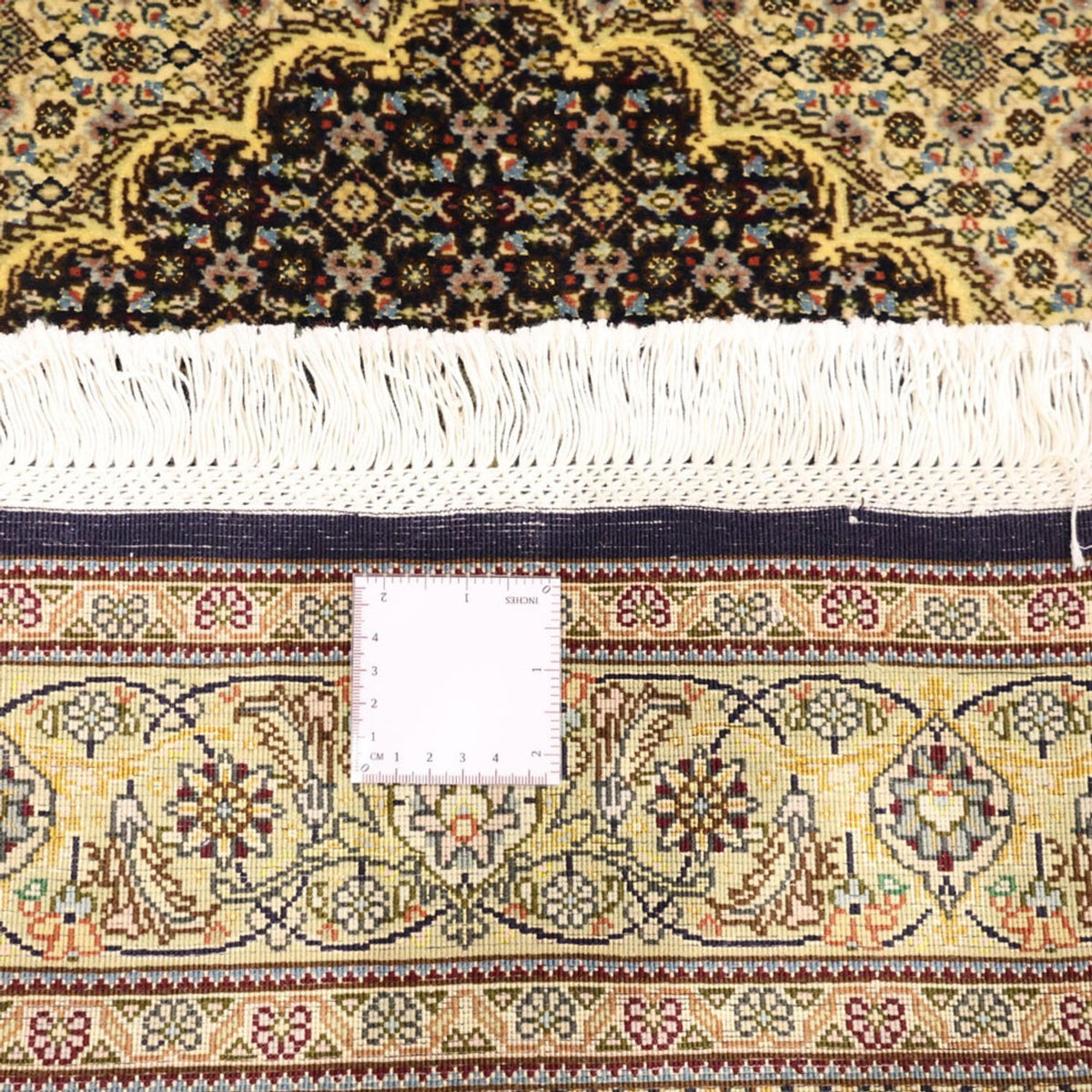 Perzisch tapijt - Tabriz - Royal - 146 x 102 cm - donkergroen