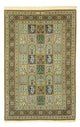 Perzisch tapijt - Ghom - Koninklijk - 154 x 102 cm - olijfgroen