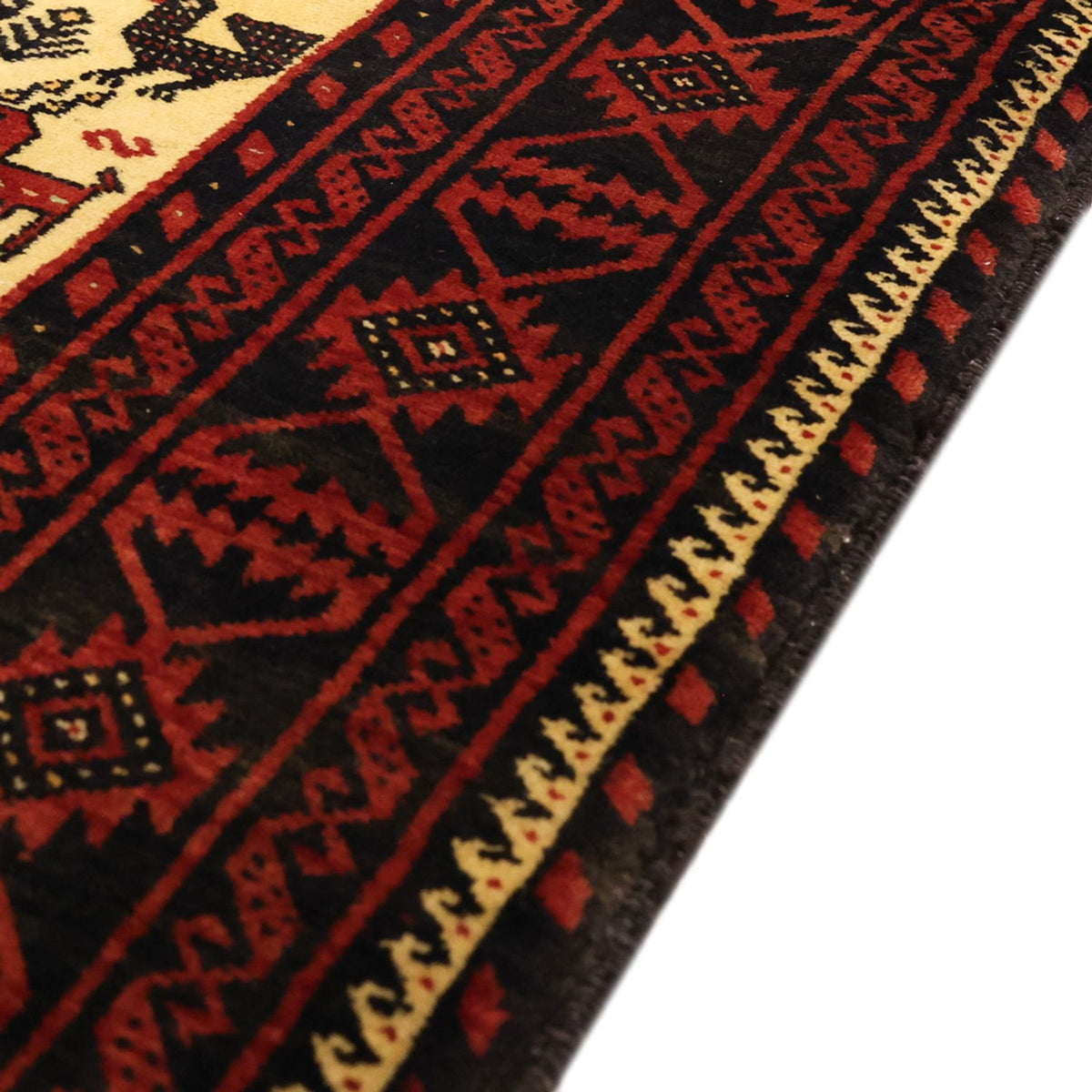 Loper Baluch tapijt - 196 x 103 cm - beige