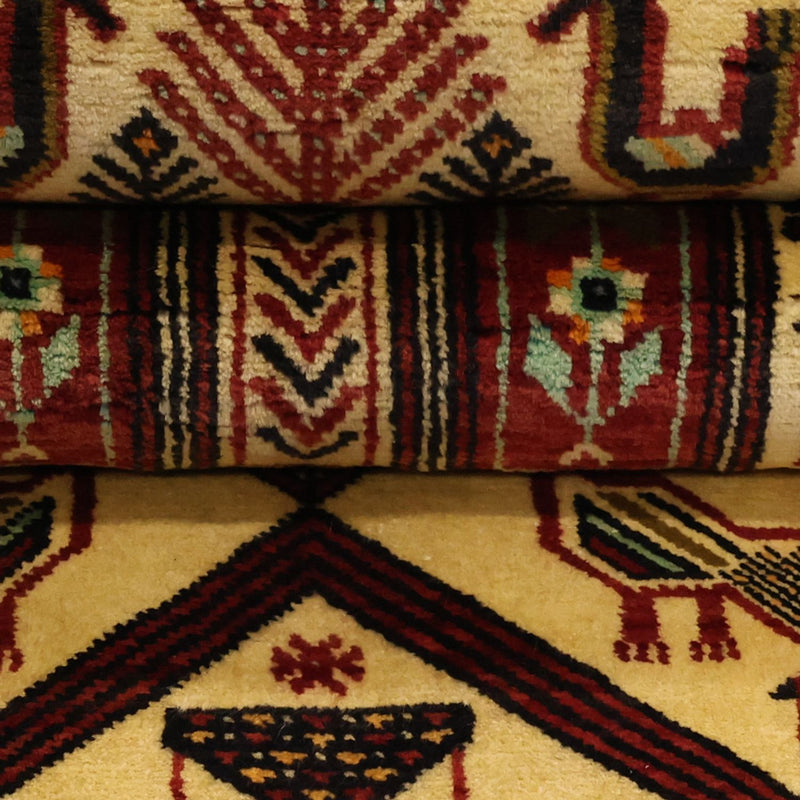 Loper Baluch tapijt - 196 x 103 cm - beige