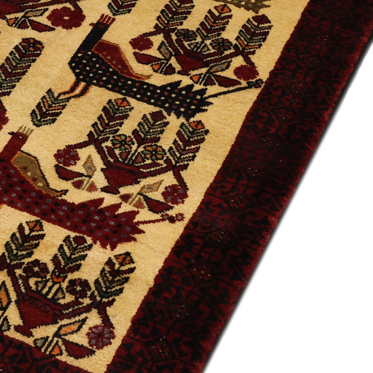 Loper Baluch tapijt - 196 x 109 cm - beige