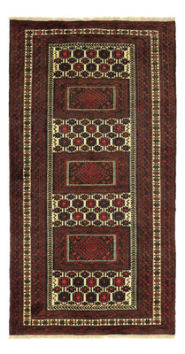 Loper Baluch tapijt - 194 x 102 cm - donkerrood
