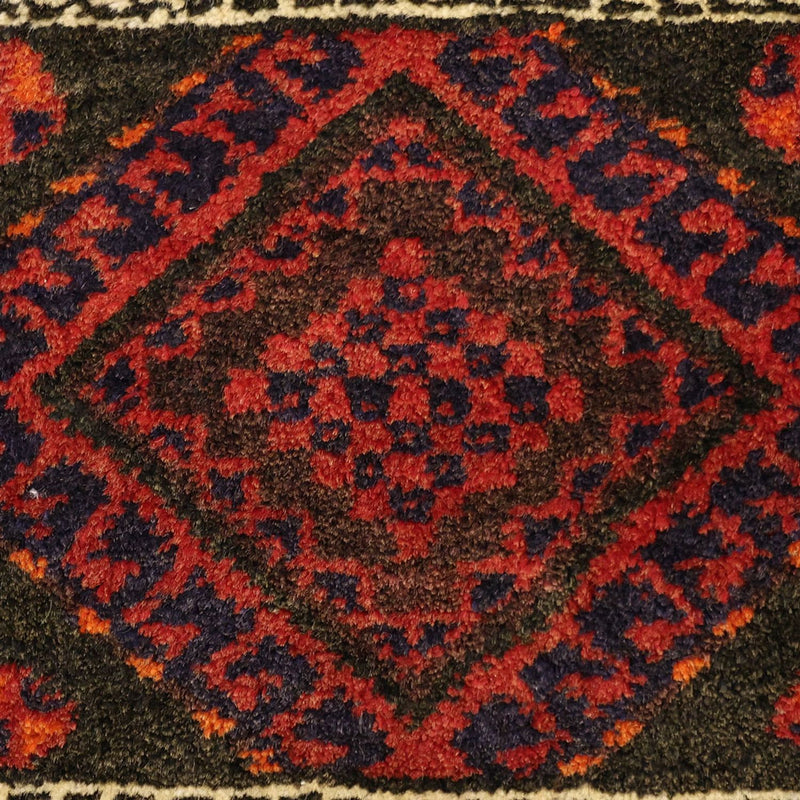 Loper Baluch tapijt - 194 x 102 cm - donkerrood