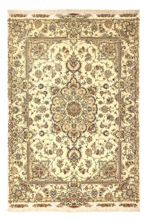 Perzisch tapijt - Tabriz - Royal - Zijden halsketting - 219 x 148 cm - beige