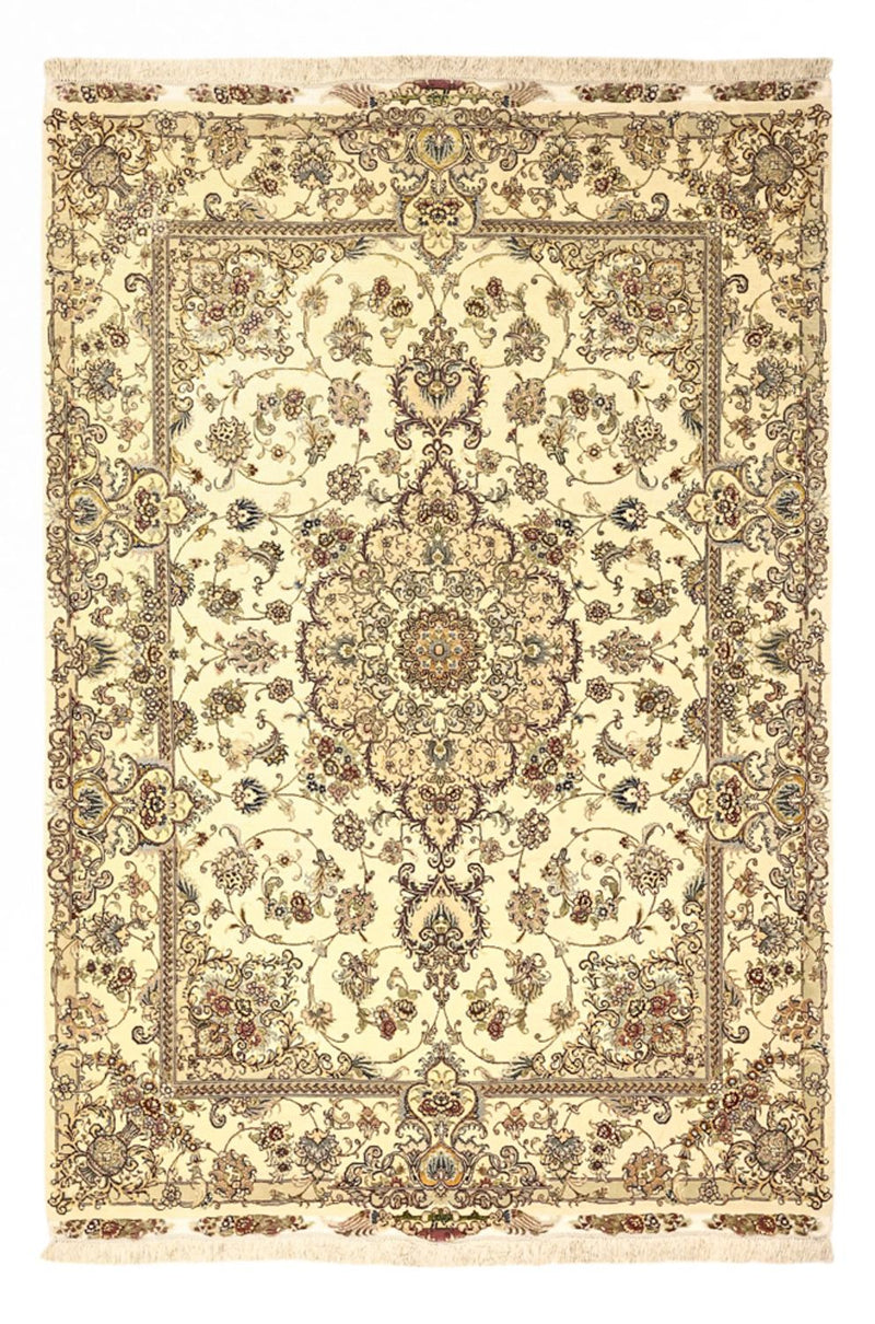 Perzisch tapijt - Tabriz - Royal - Zijden halsketting - 219 x 148 cm - beige