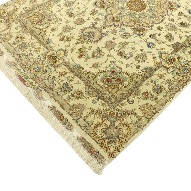Perzisch tapijt - Tabriz - Royal - Zijden halsketting - 219 x 148 cm - beige