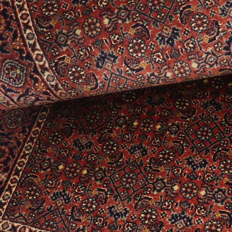 Perzisch tapijt - Bijar - 140 x 72 cm - donkerrood
