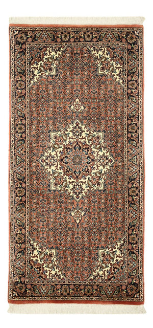 Perzisch tapijt - Bijar - 144 x 70 cm - donkerrood