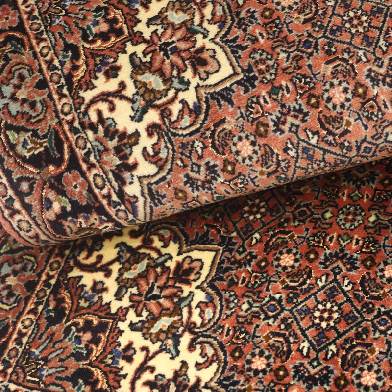 Perzisch tapijt - Bijar - 144 x 70 cm - donkerrood