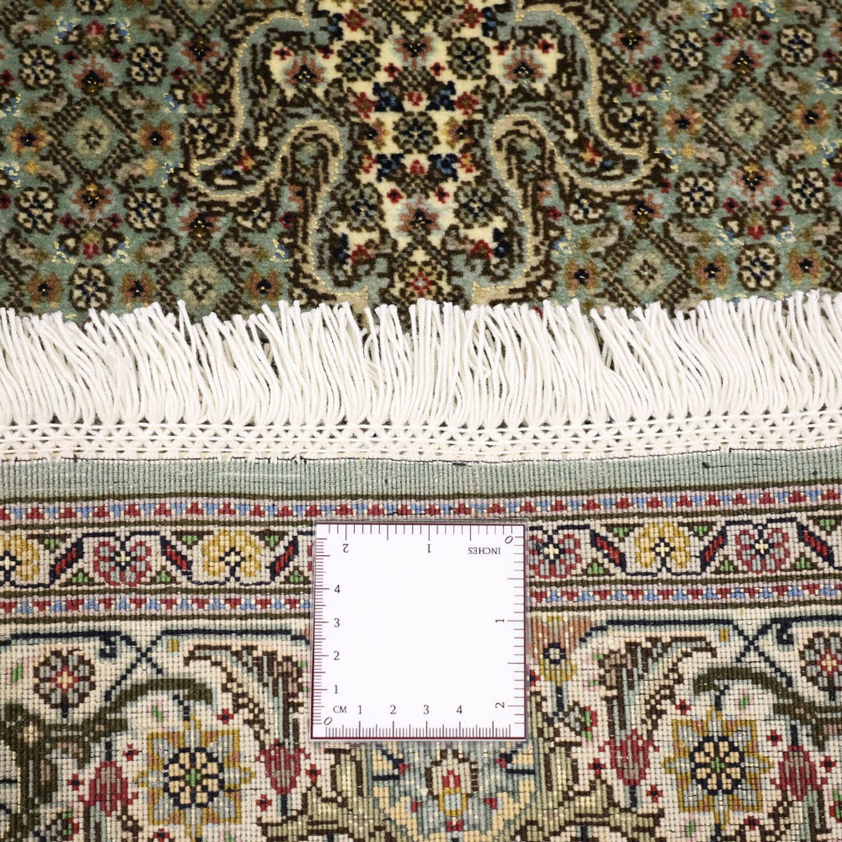 Perzisch tapijt - Tabriz - Royal - 153 x 101 cm - olijfgroen