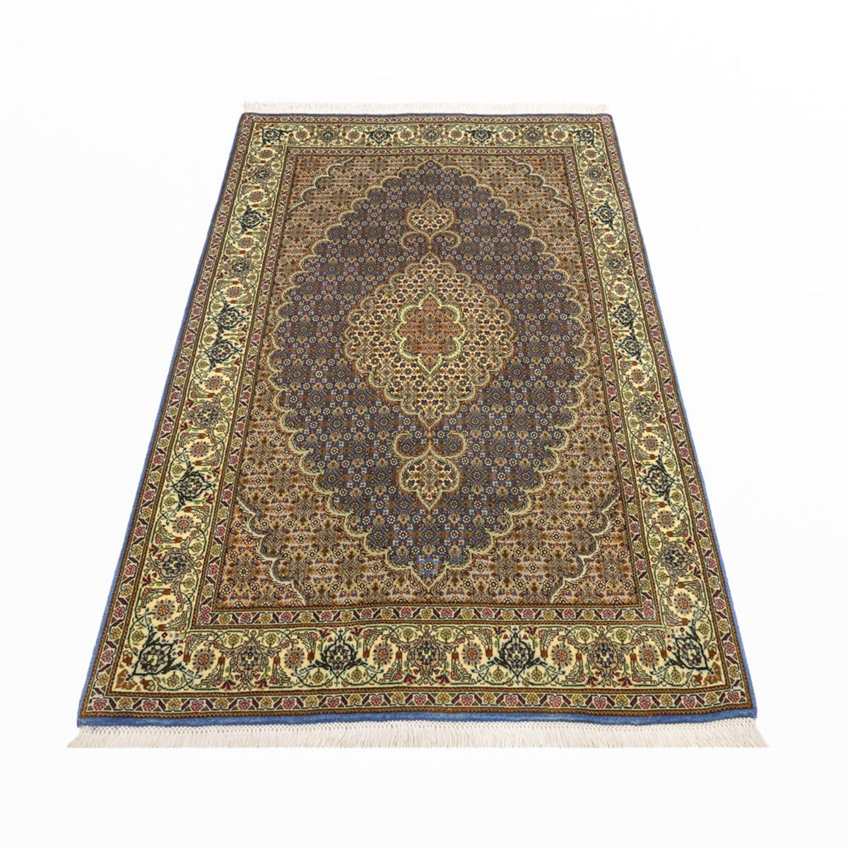 Perzisch tapijt - Tabriz - Royal - 158 x 96 cm - olijfgroen