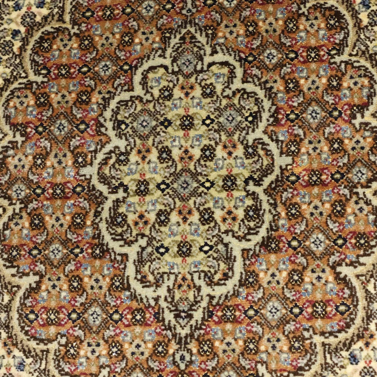 Perzisch tapijt - Tabriz - Royal - 150 x 102 cm - olijfgroen