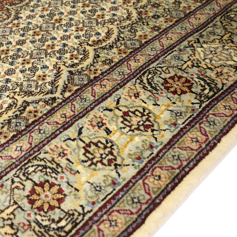 Perzisch tapijt - Tabriz - Royal - 150 x 102 cm - olijfgroen