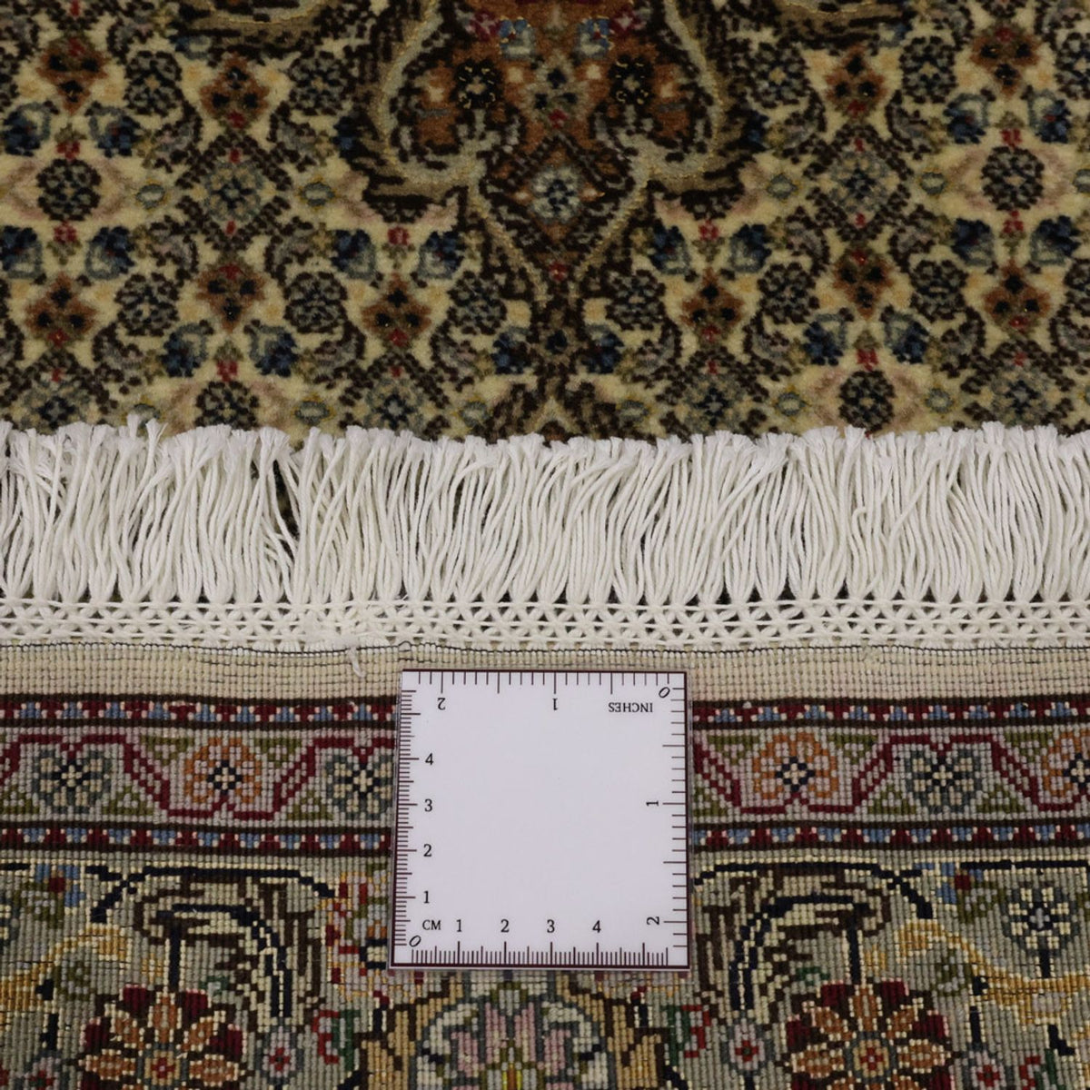 Perzisch tapijt - Tabriz - Royal - 150 x 102 cm - olijfgroen