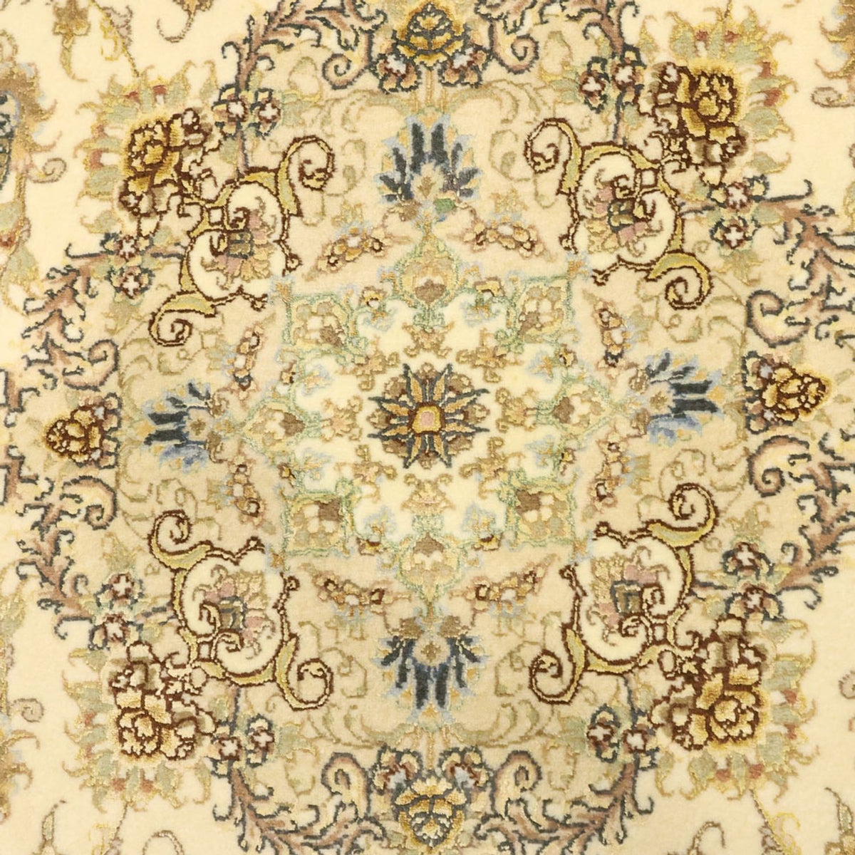 Perzisch tapijt - Tabriz - 161 x 100 cm - beige