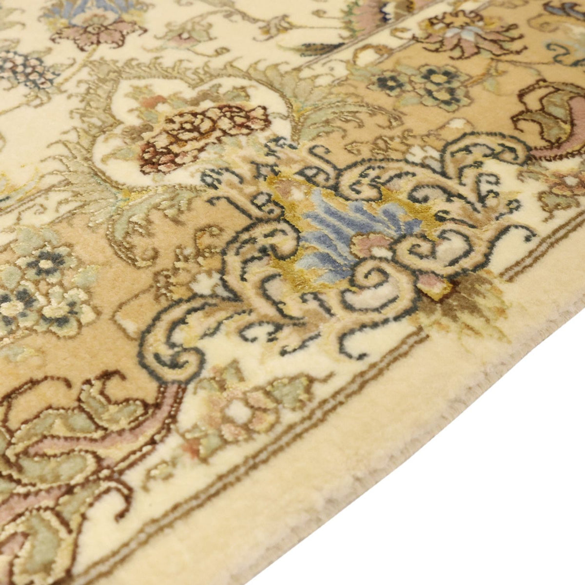 Perzisch tapijt - Tabriz - 161 x 100 cm - beige