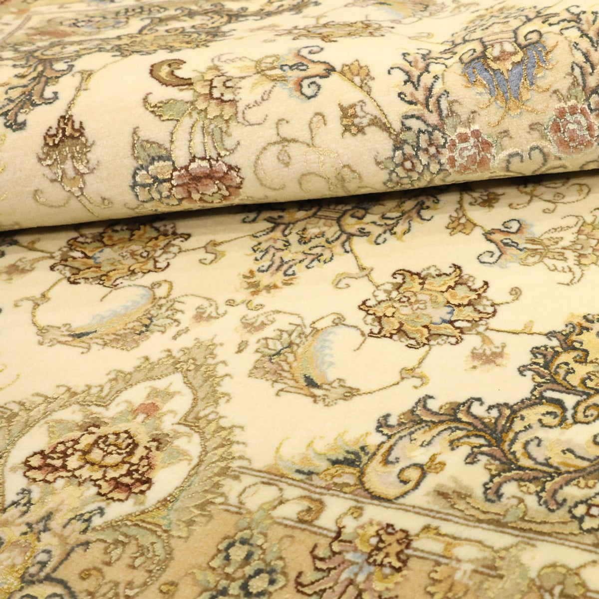 Perzisch tapijt - Tabriz - 161 x 100 cm - beige
