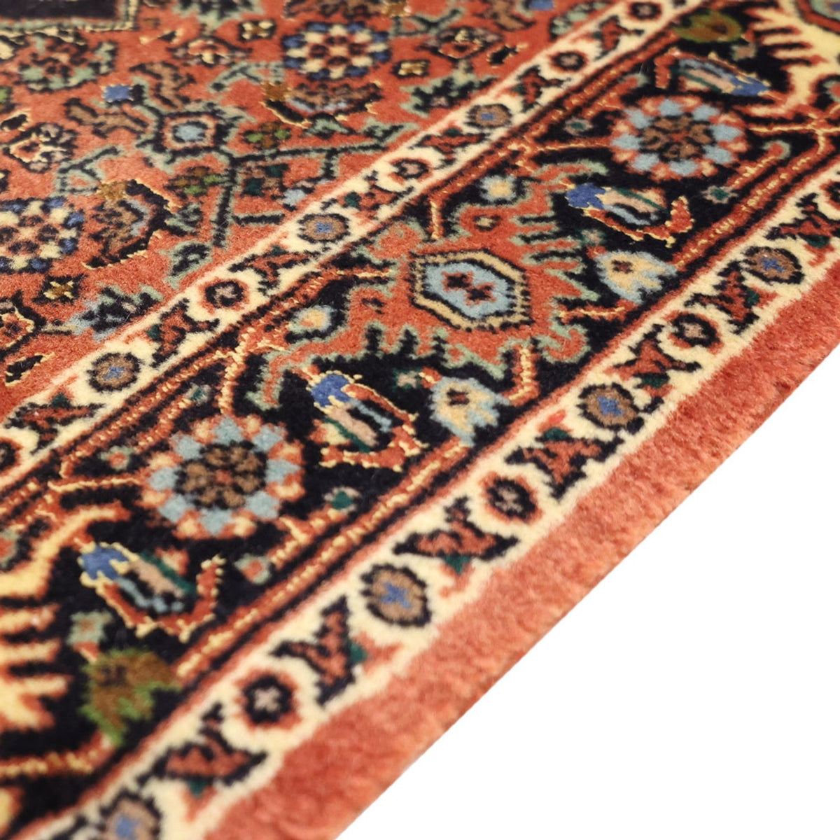 Perzisch tapijt - Bijar - 140 x 68 cm - donkerrood