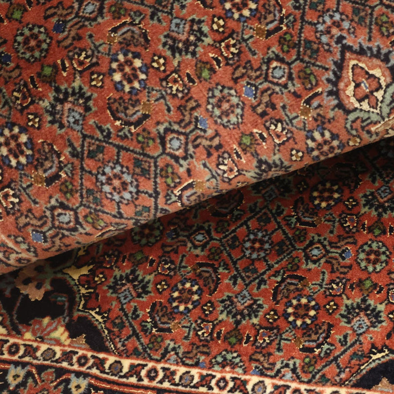 Perzisch tapijt - Bijar - 140 x 68 cm - donkerrood