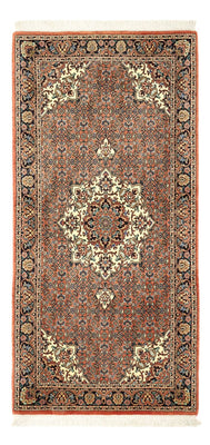 Perzisch tapijt - Bijar - 145 x 73 cm - donkerrood