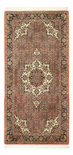 Perzisch tapijt - Bijar - 145 x 73 cm - donkerrood