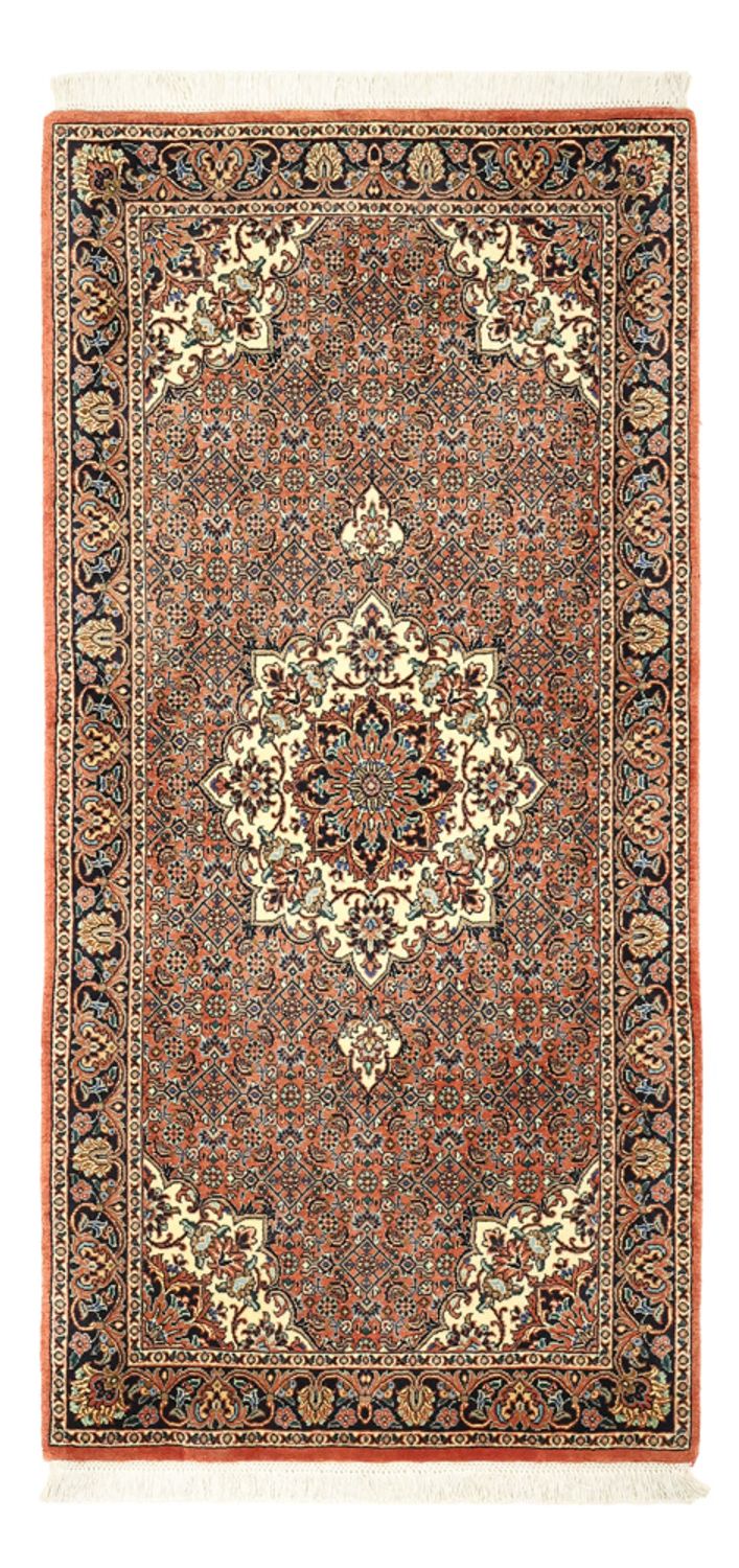 Perzisch tapijt - Bijar - 145 x 73 cm - donkerrood